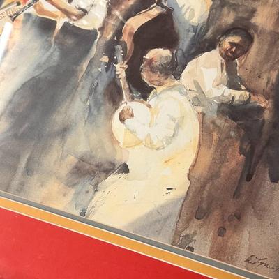 Downtown Strutters Ball 1990 by Jack Deloney no signature 33x28
