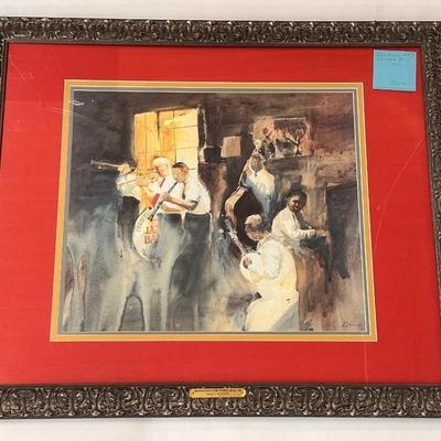 Downtown Strutters Ball 1990 by Jack Deloney no signature 33x28