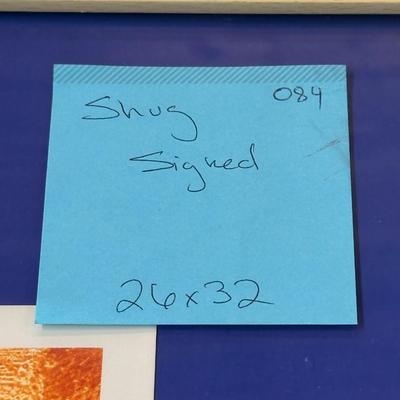 Shug by Jack Deloney Signed 26x32 Framed
