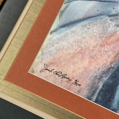 Magnolia by Jack Deloney 9/950 framed 37x28