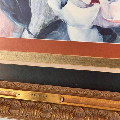 Magnolia by Jack Deloney 9/950 framed 37x28
