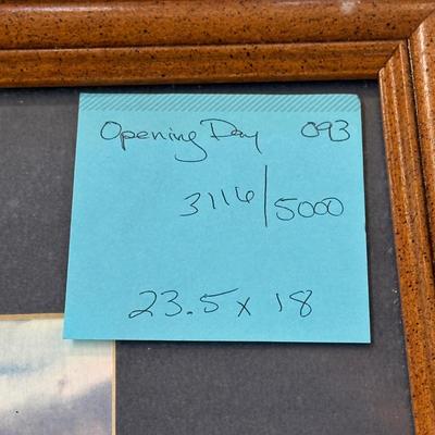 Opening Day by Jack Deloney 3116/5000 framed 23.5x18