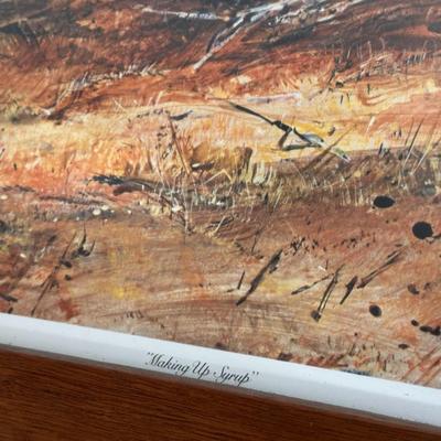 Makin’ up Syrup by Jack Deloney 349/500 framed 33x25.5