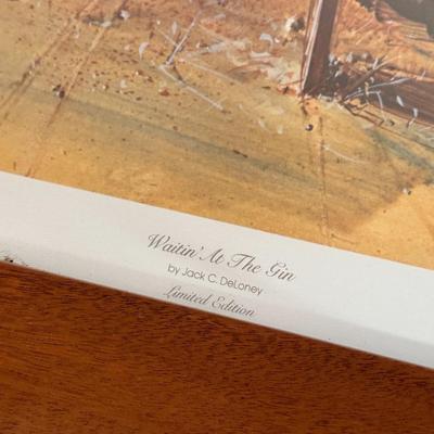 Waitin’ at the Gin by Jack Deloney 278/950 framed 33x25.5