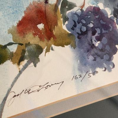 Grapes by Jack Deloney 162/500 framed 28x15.5