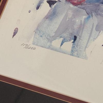 The Preacher by Jack Deloney 117/2250 framed 21.5x18.5