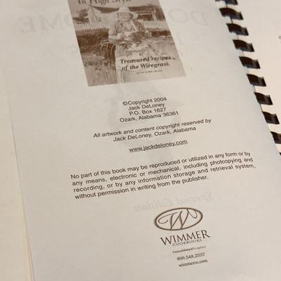 Down Home in High Style - Signed Jack Deloney Cookbook - Hardcover 2004