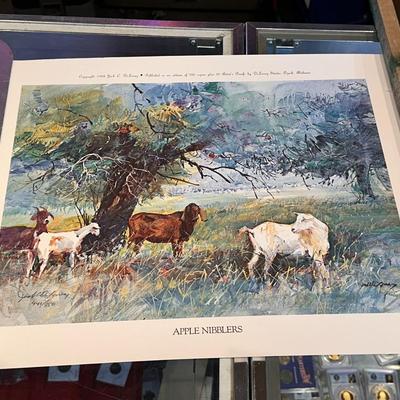 Apple Nibblers by Jack Deloney 441/950 unframed 18x14