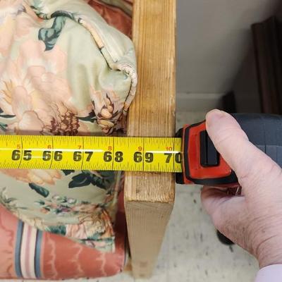 Long Pine bench with pullout storage
