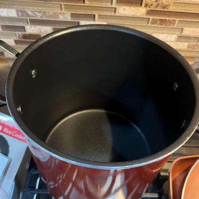 Red Emeril Stock Pot
