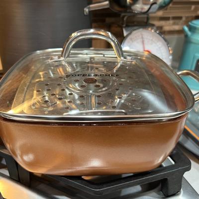3 Copper Chef Pans