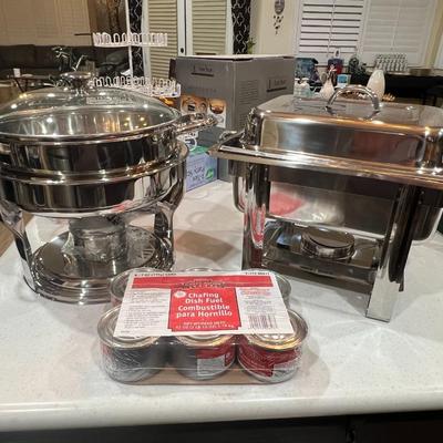 2 Chafing Dishes and Fuel
