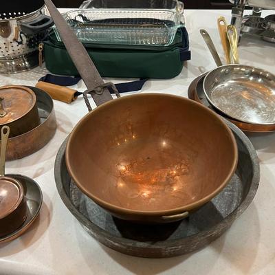 17 Pieces Copper Cookware