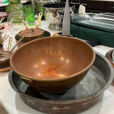 17 Pieces Copper Cookware