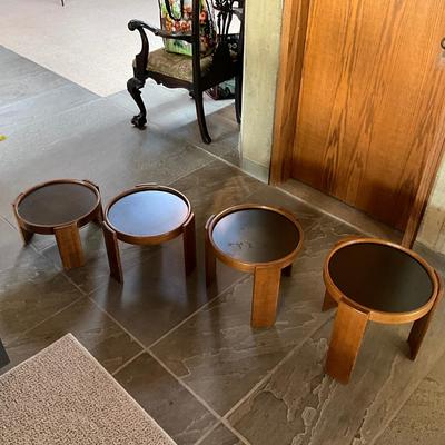D677 Fianfranco Frattini for Cassina Nesting Tables