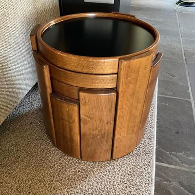 D677 Fianfranco Frattini for Cassina Nesting Tables