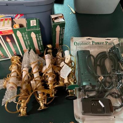 Holiday Window Candles Lot