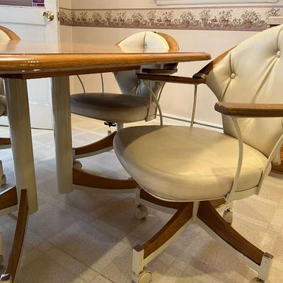 Vintage Breakfast Table w/ 4 Chairs