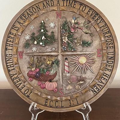 ECCL 3:1 Decorative Plate