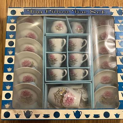 Vintage Toy China Tea Set
