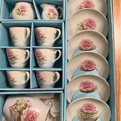 Vintage Toy China Tea Set