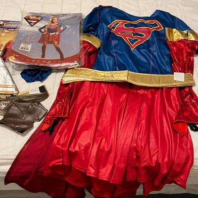 Superwoman Costumes- 1 Women's and 1 Child Sized