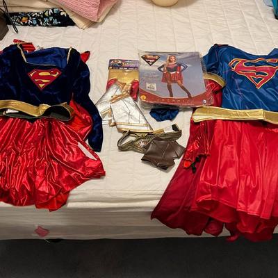 Superwoman Costumes- 1 Women's and 1 Child Sized