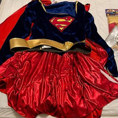 Superwoman Costumes- 1 Women's and 1 Child Sized