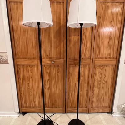 Tall Black Floor Lamps