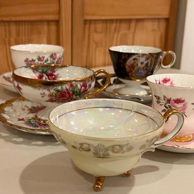 Assorted Tea Cups and Saucers Lot