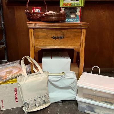 Sewing Lot with Table