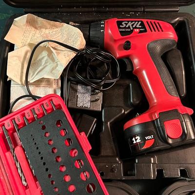 Socket Set and Drill w/ Bits Lot