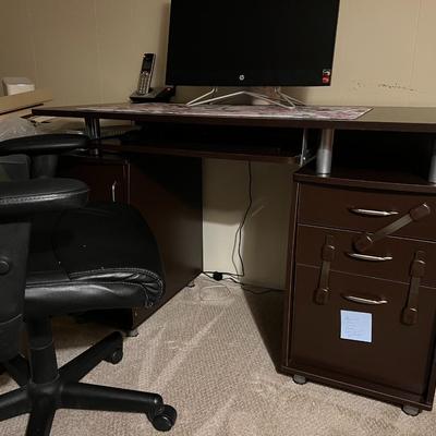 Office Desk and Chair (monitor NOT included)