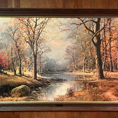Robert Wood "October Morn" Painting- Signed