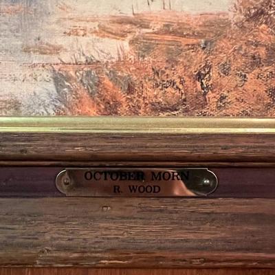 Robert Wood "October Morn" Painting- Signed
