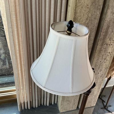 LR705 Bronze Glazed Metal Swing arm Floor Lamp