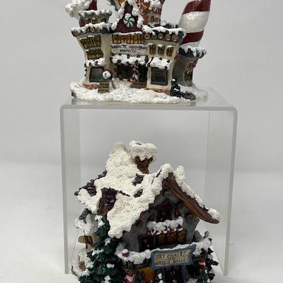 2002 Boyds Villages Kringle’s Confectionary & Mooselfluff’s Ski Chalet