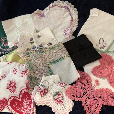 Hankies w/ butterflies
