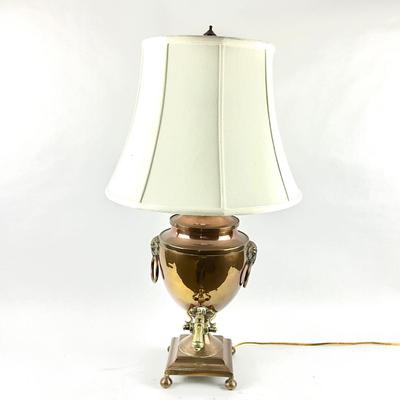 LR709 Antique Copper Samovar Lamp