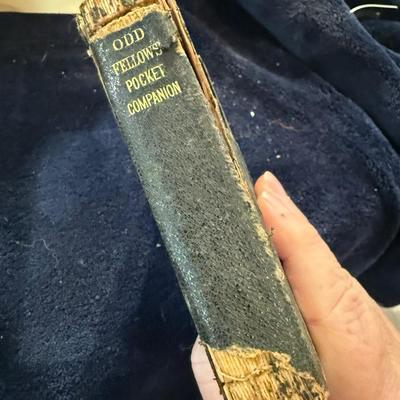 1869 Odd Fellowship book
