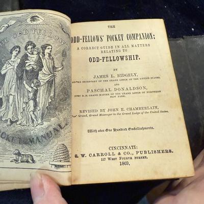1869 Odd Fellowship book