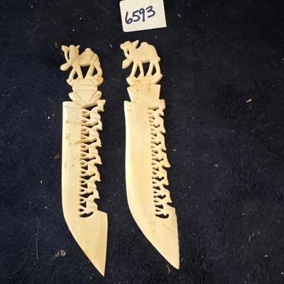 Elephants & camel letter openers
