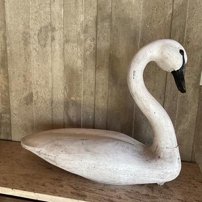 LR720 Large Life Size Swan Decoy by Jack W. Cooper