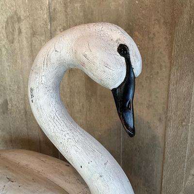 LR720 Large Life Size Swan Decoy by Jack W. Cooper