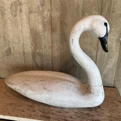 LR720 Large Life Size Swan Decoy by Jack W. Cooper