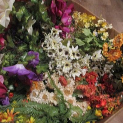 Artificial Flowers For Home Decor Or Crafting Lot G