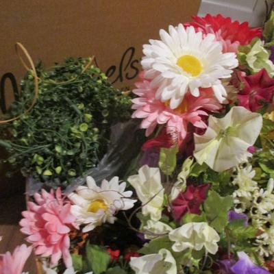 Artificial Flowers For Home Decor Or Crafting Lot G