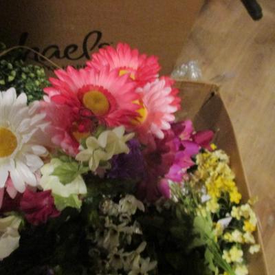 Artificial Flowers For Home Decor Or Crafting Lot G