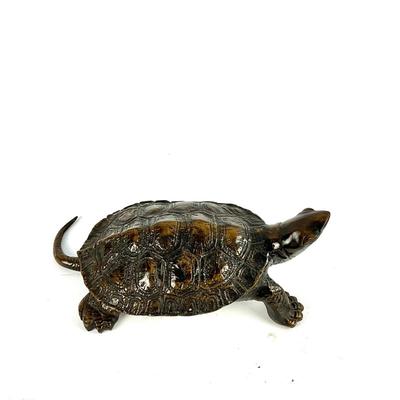 D724 Bronze Turtle Sculpture