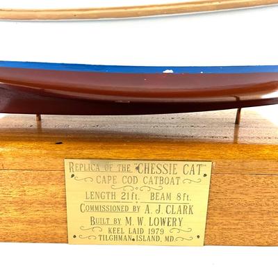 D725 Replica of the ":Chessie Cat" Capecod Catboat 1979 by MW Lowery